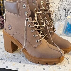 Timberland Women's Brown Heeled Boots